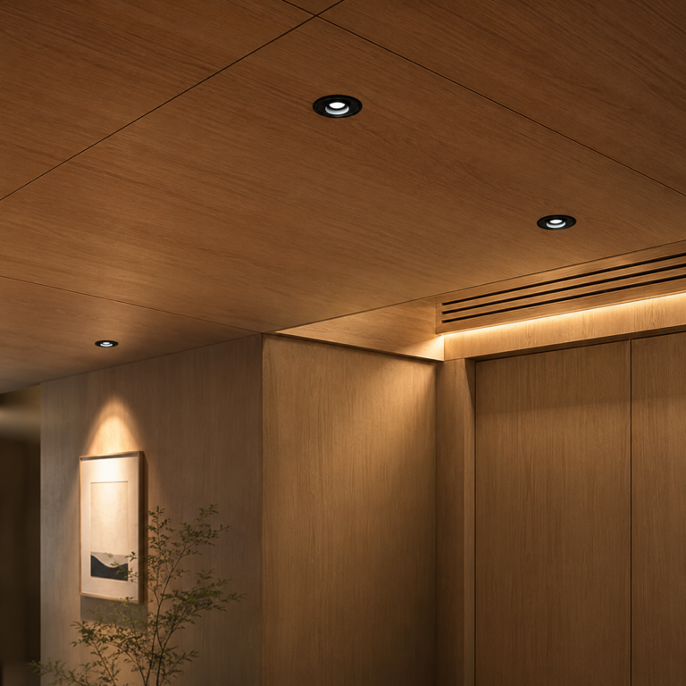 Adjustable recessed LED spotlight SFT-DL-QLIN03 front view