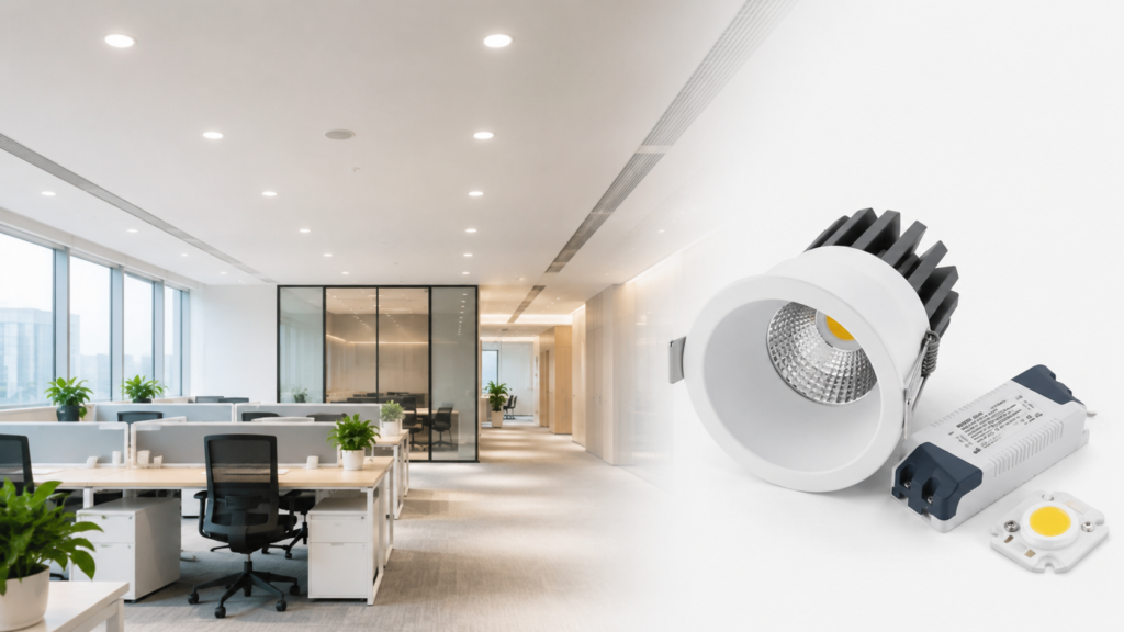 High-efficiency LED downlight for commercial and residential lighting