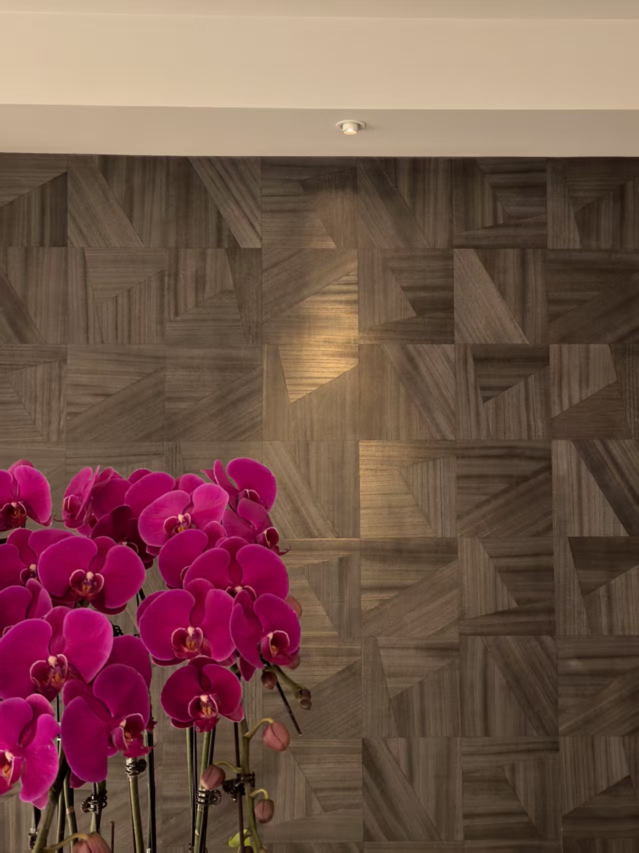 Tea house decorative materials illuminated by CRI90 plus LED lighting