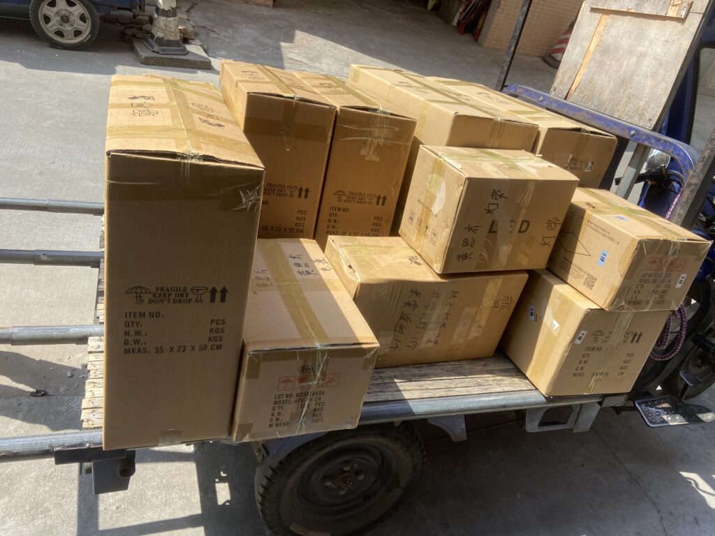 FANSEN LED lighting packaging and shipment 2
