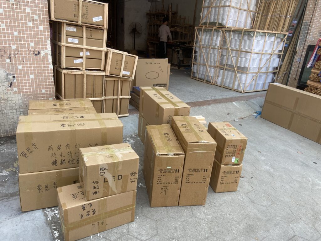 FANSEN LED lighting packaging and shipment 1