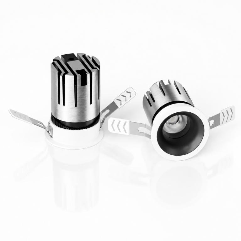 Deep anti-glare recessed LED spotlight FST-SP-YMYB front view