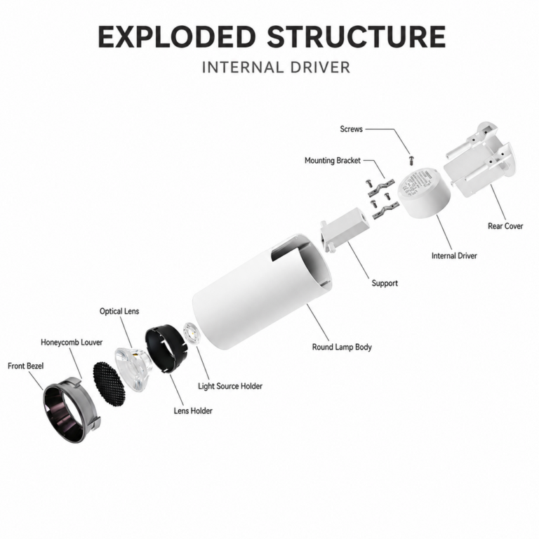 FST-HYTR02 Internal Driver Exploded Structure