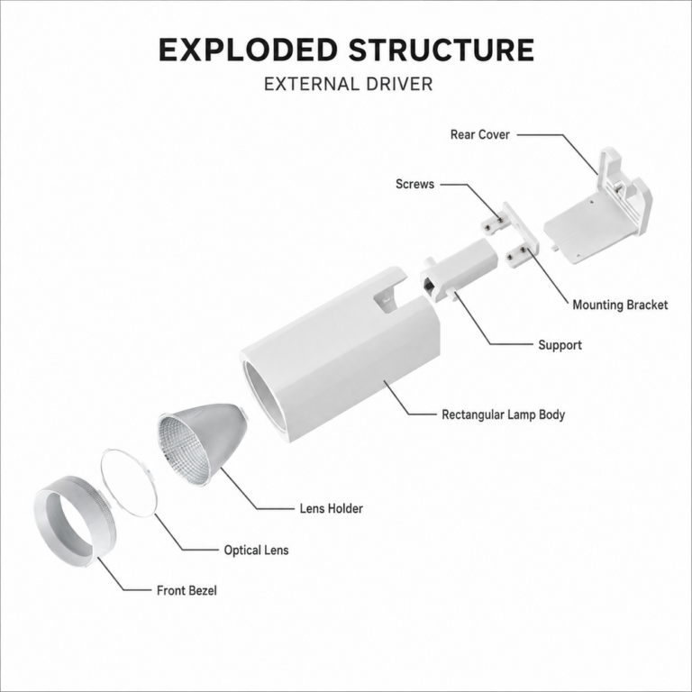 FST-HYTR04 External Driver Exploded Structure