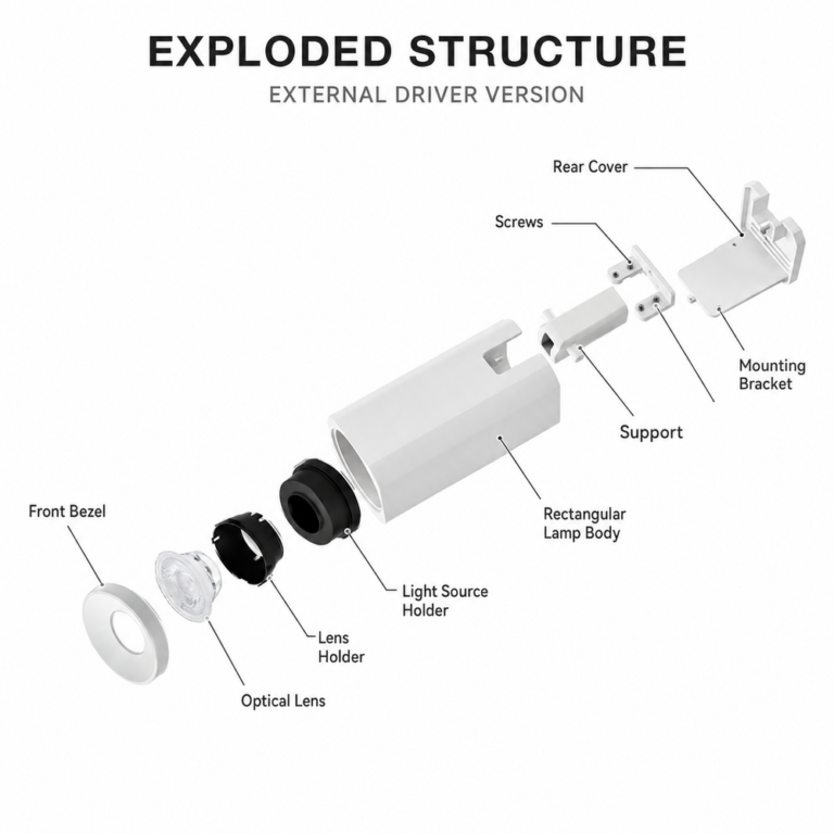 FST-HYTR05 External Driver Exploded Structure