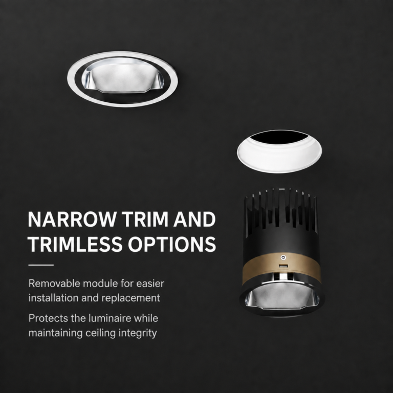FST-OC03 Narrow Trim and Trimless Options